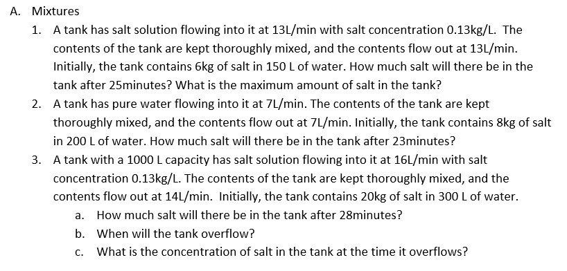 DIFFERENTIAL EQUATION: APPLICATION OF FIRST ORDER