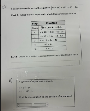 show work on paper Select the most appropriate