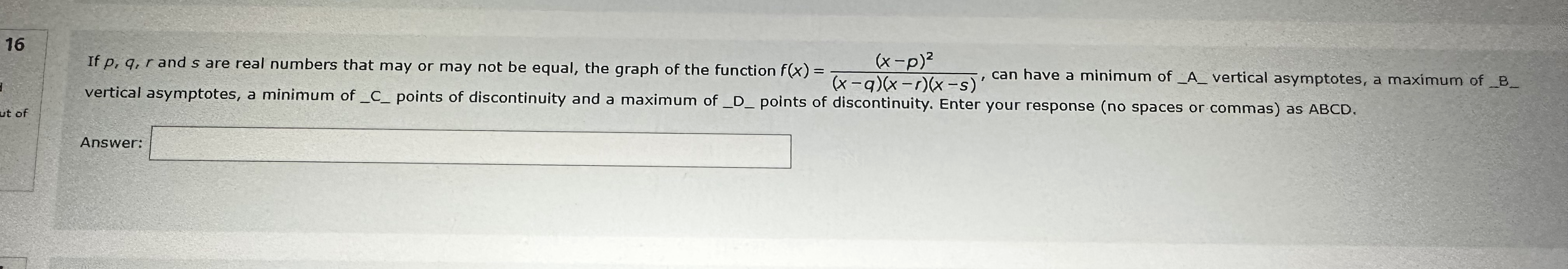 estion 14 For the function f(x) = (3x + 5)(5x -