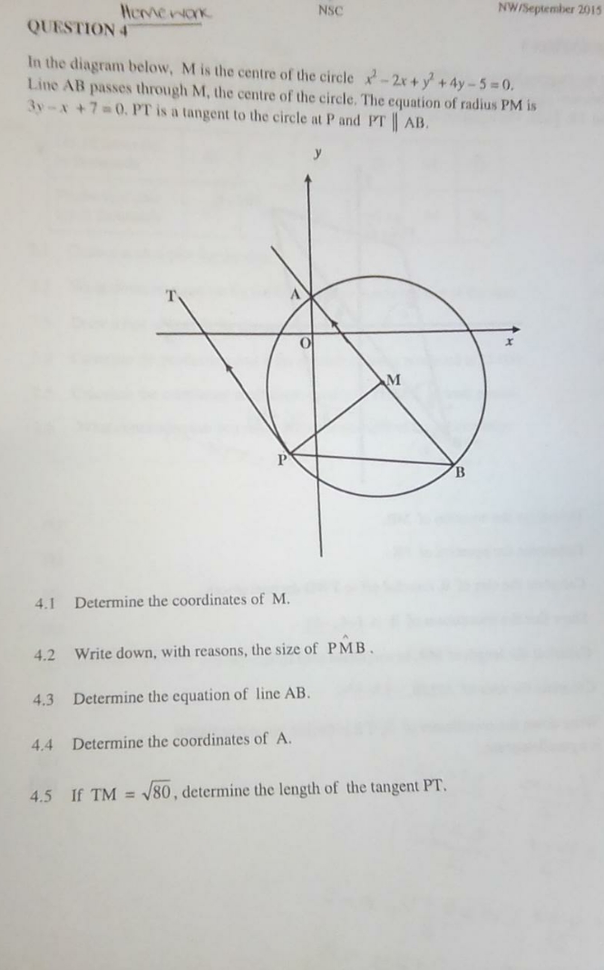 Can i please get help here Home work NSC QUESTION