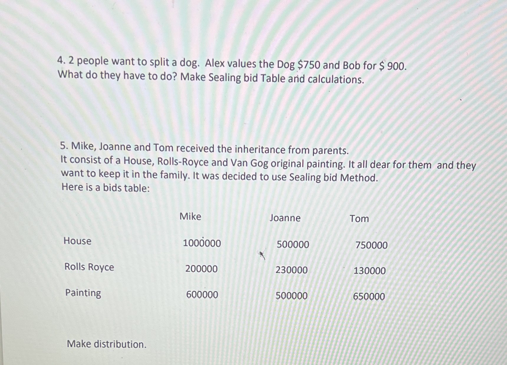 Can you type no handwriting 4. 2 people want to