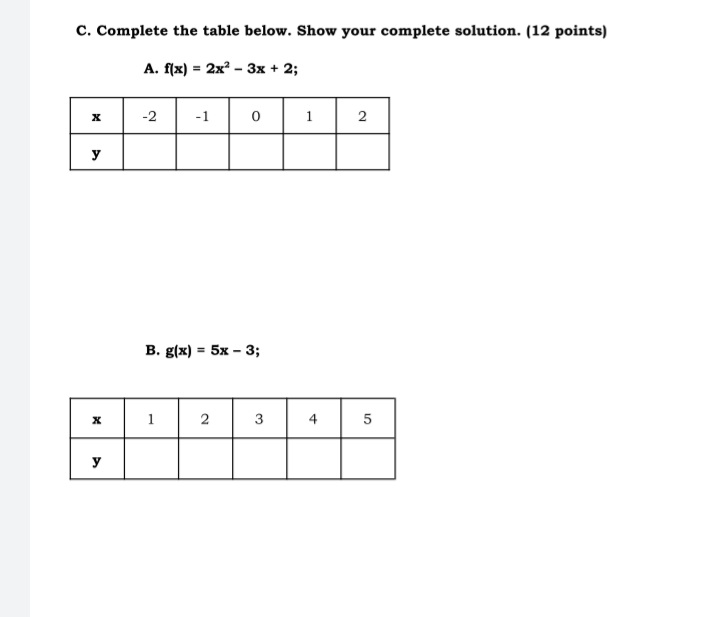 I. Directions: In the word search puzzle below