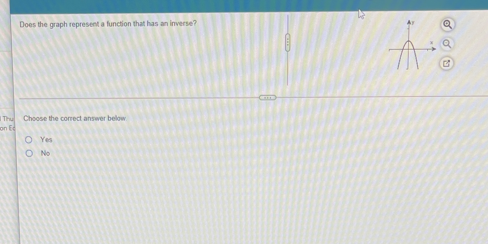 Section 2.7 Q8 Does the graph represent a