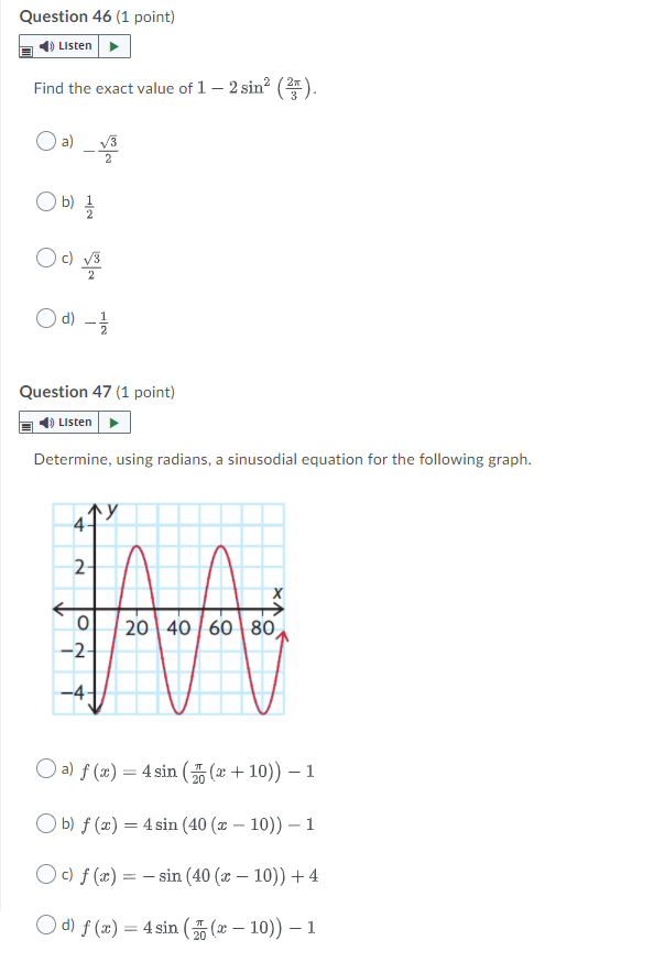 Please leave answers below with no explanation