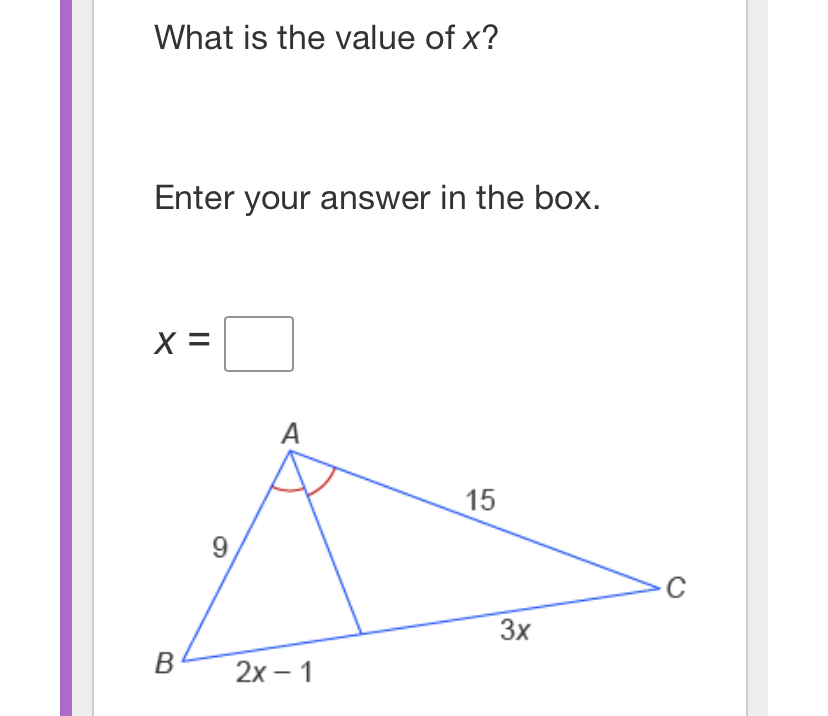 What is the value of X ? please help question 1: