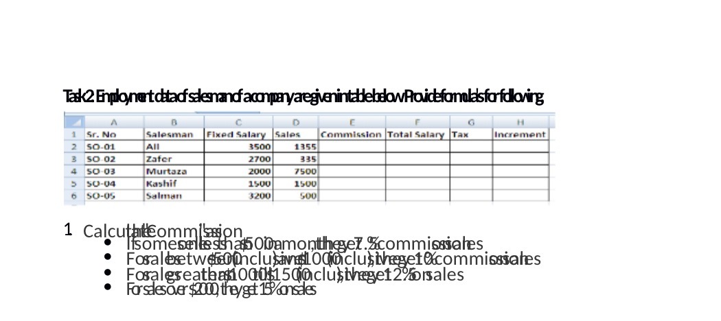 Task2 Enployner t dataof salesnand