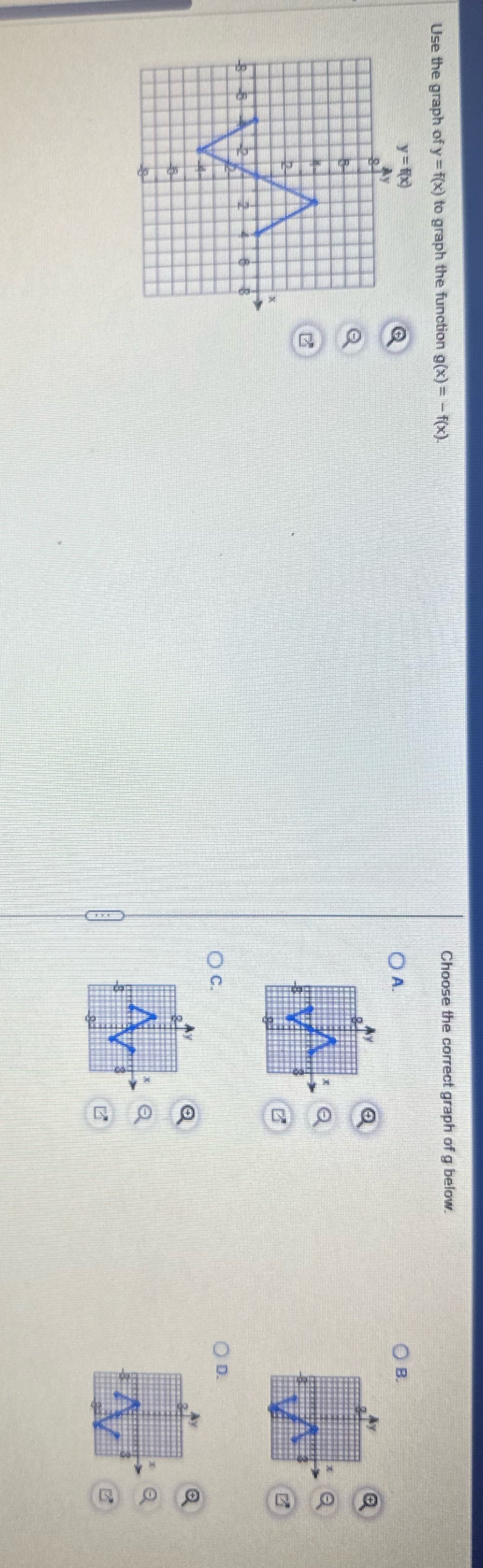 Use the graph of y = f(x) to graph the function