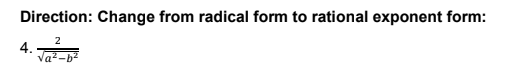 \f5. 3 6. Vx3 - 1 Direction: Simplify the