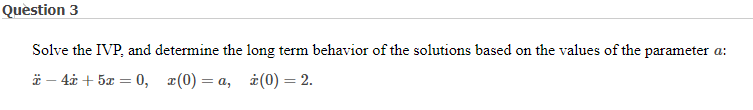 Please help with this differential equation