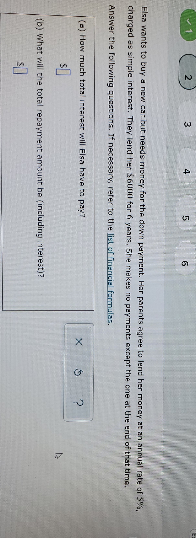 need urgent help N m Elsa wants to buy a new car