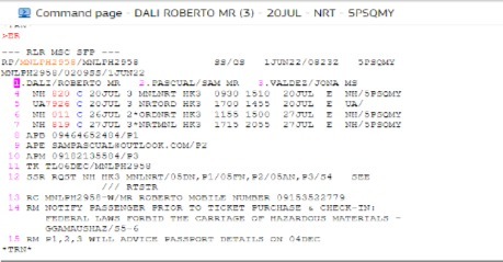 Command page - DALI ROBERTO MR (3) - 20JUL NRT -