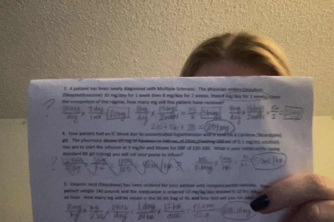 I need help with a dimensional analysis math