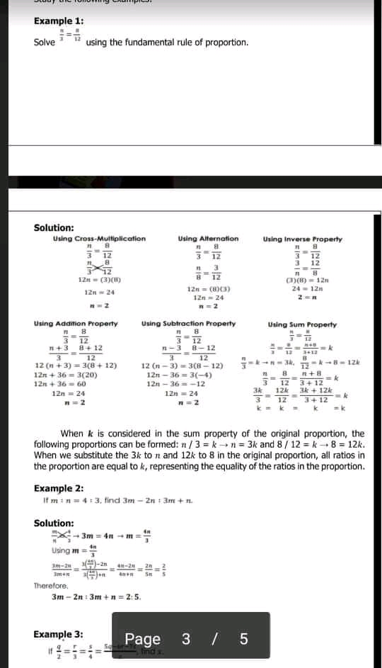 ACTIVITY 3: FORM ME PROPORTIONALLY Direction: