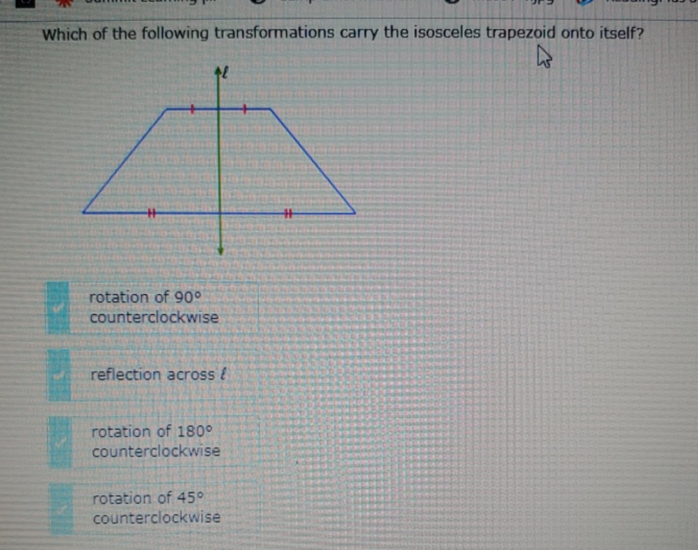 transformation that carry a polygon onto itself