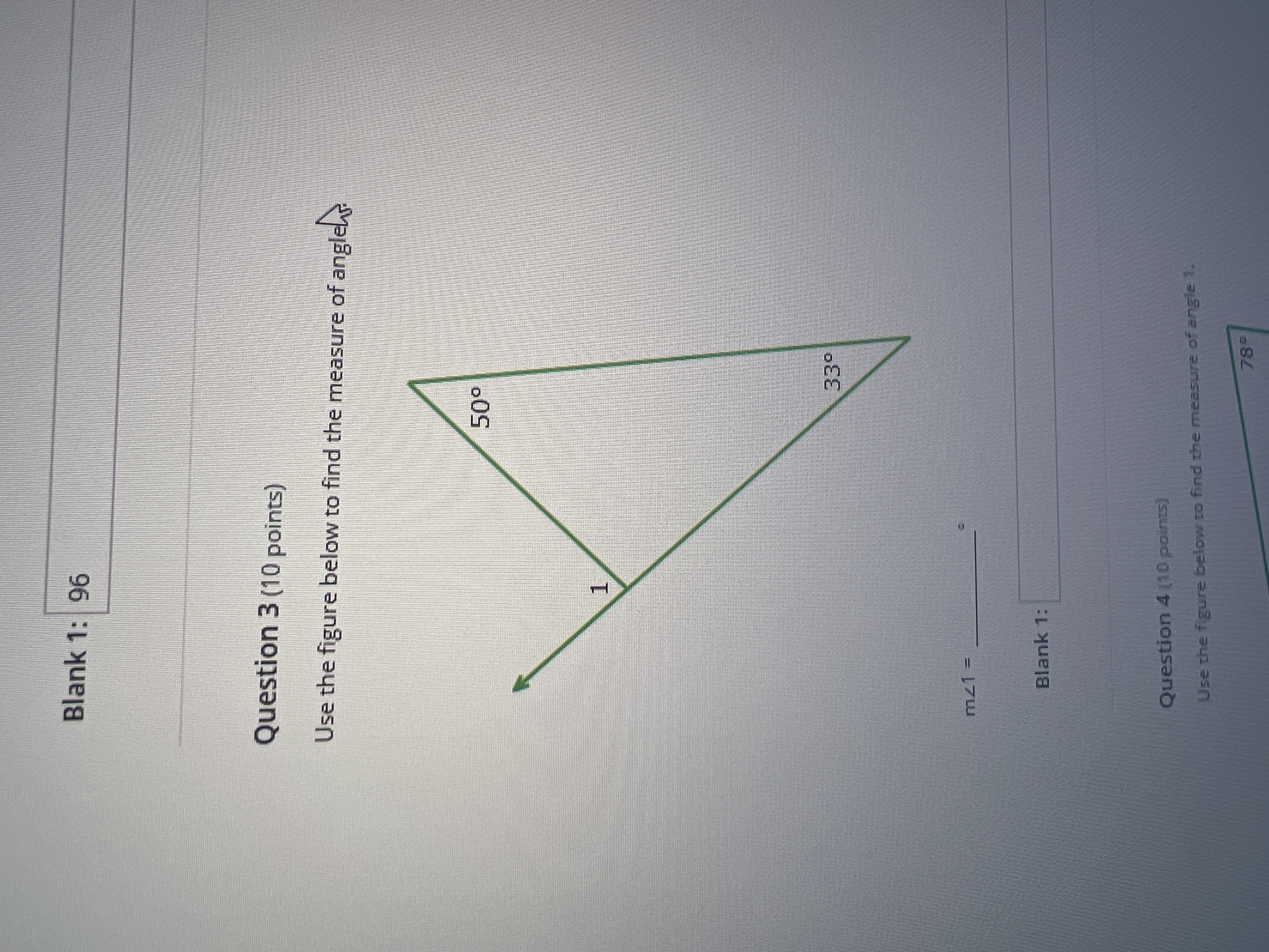 Blank 1: 96 Question 3 (10 points) Use the figure