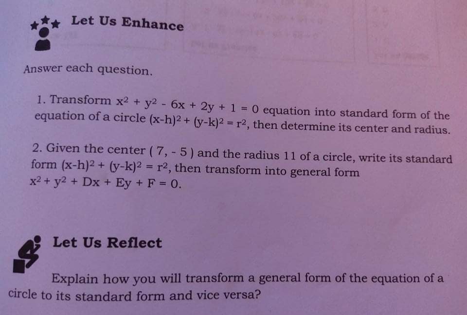 Let us enhance Let us reflect Let Us Enhance