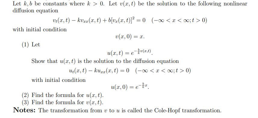 Let k, b be constants where k  style=