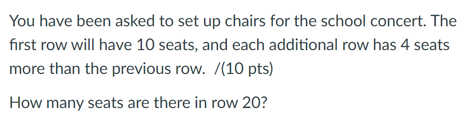 1. Write the first four terms of the sequence