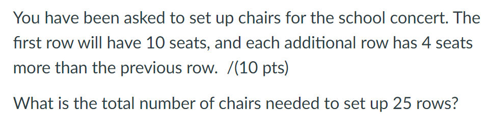 1. Write the first four terms of the sequence