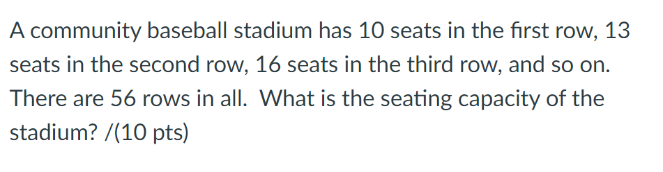 1. Write the first four terms of the sequence