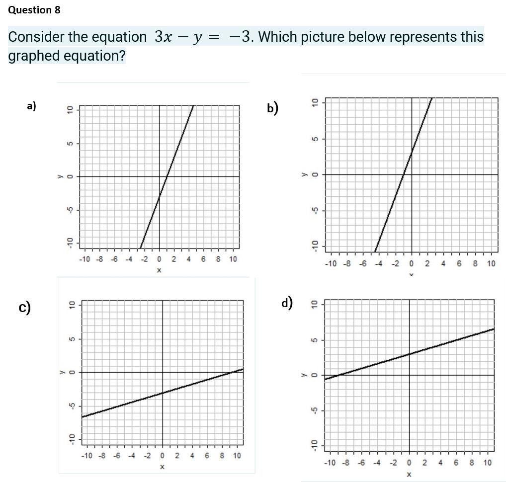 Statistics and Probability Question 1: Consider