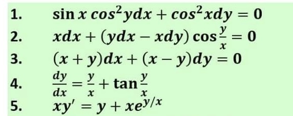 Find the solution of the following differential