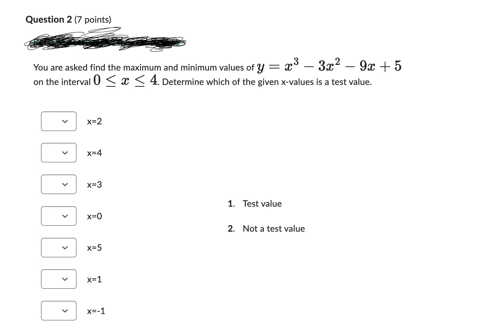 Find the maximum and minimum value of f($) = Q33