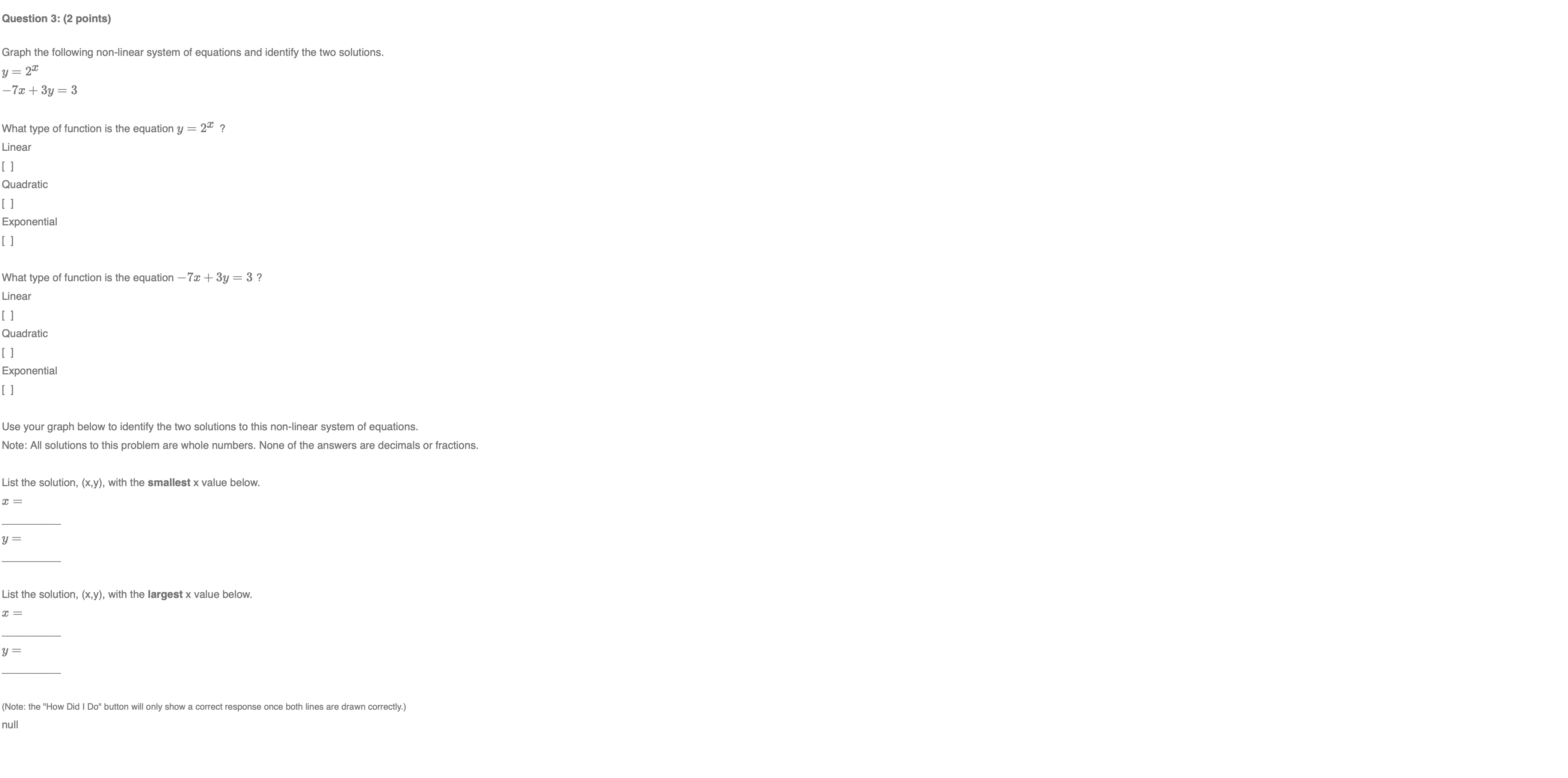 I need help with this. want to see if I did it