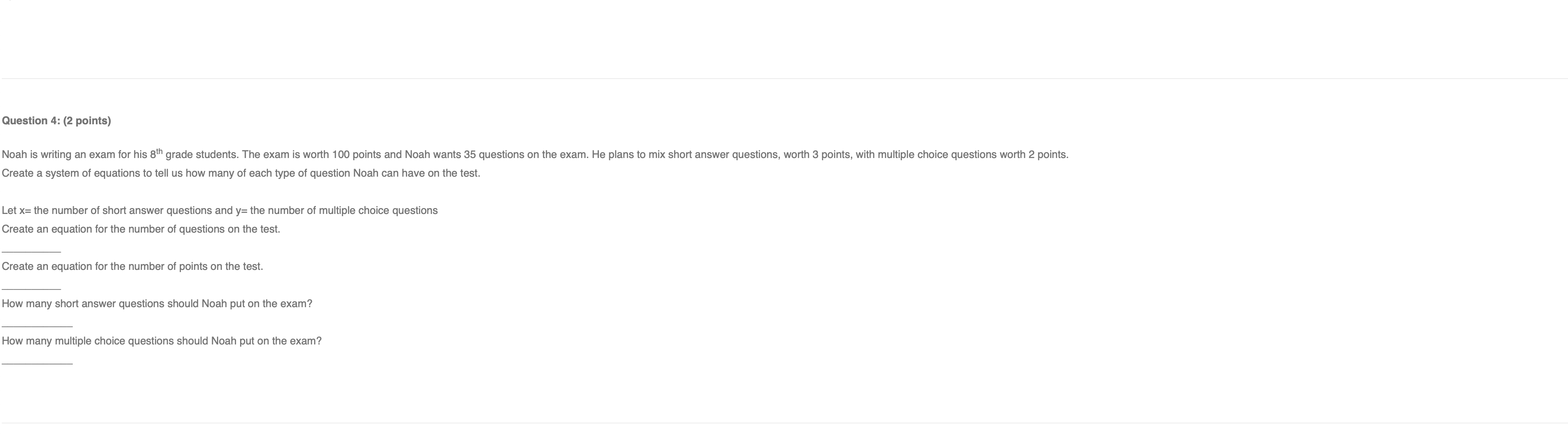 I need help with this. want to see if I did it