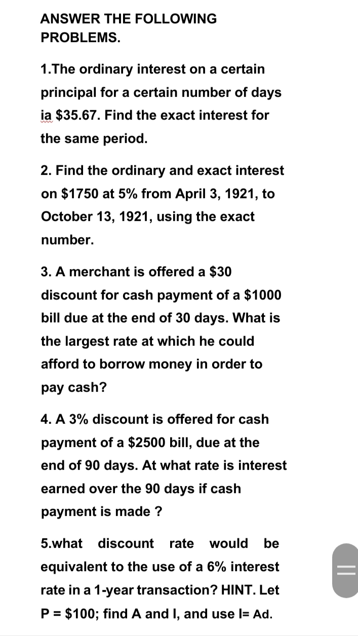 Analyze the problems carefully and write your