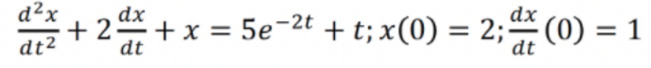 What is the solution to the given D.E.? \f