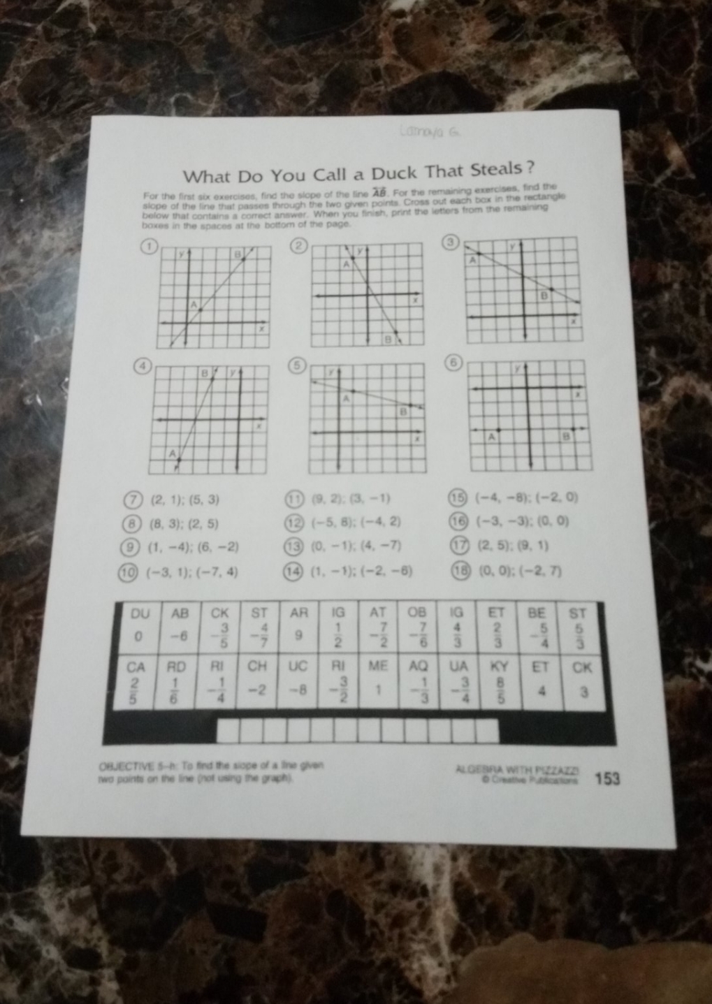 help this is hard Lamaya G What Do You Call a