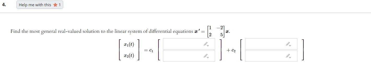 5. l Help me with this *1 Consider the initial
