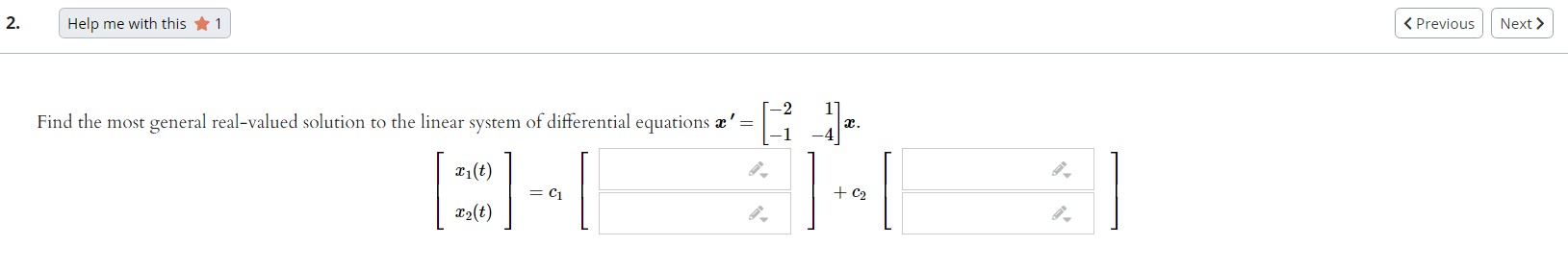 5. l Help me with this *1 Consider the initial