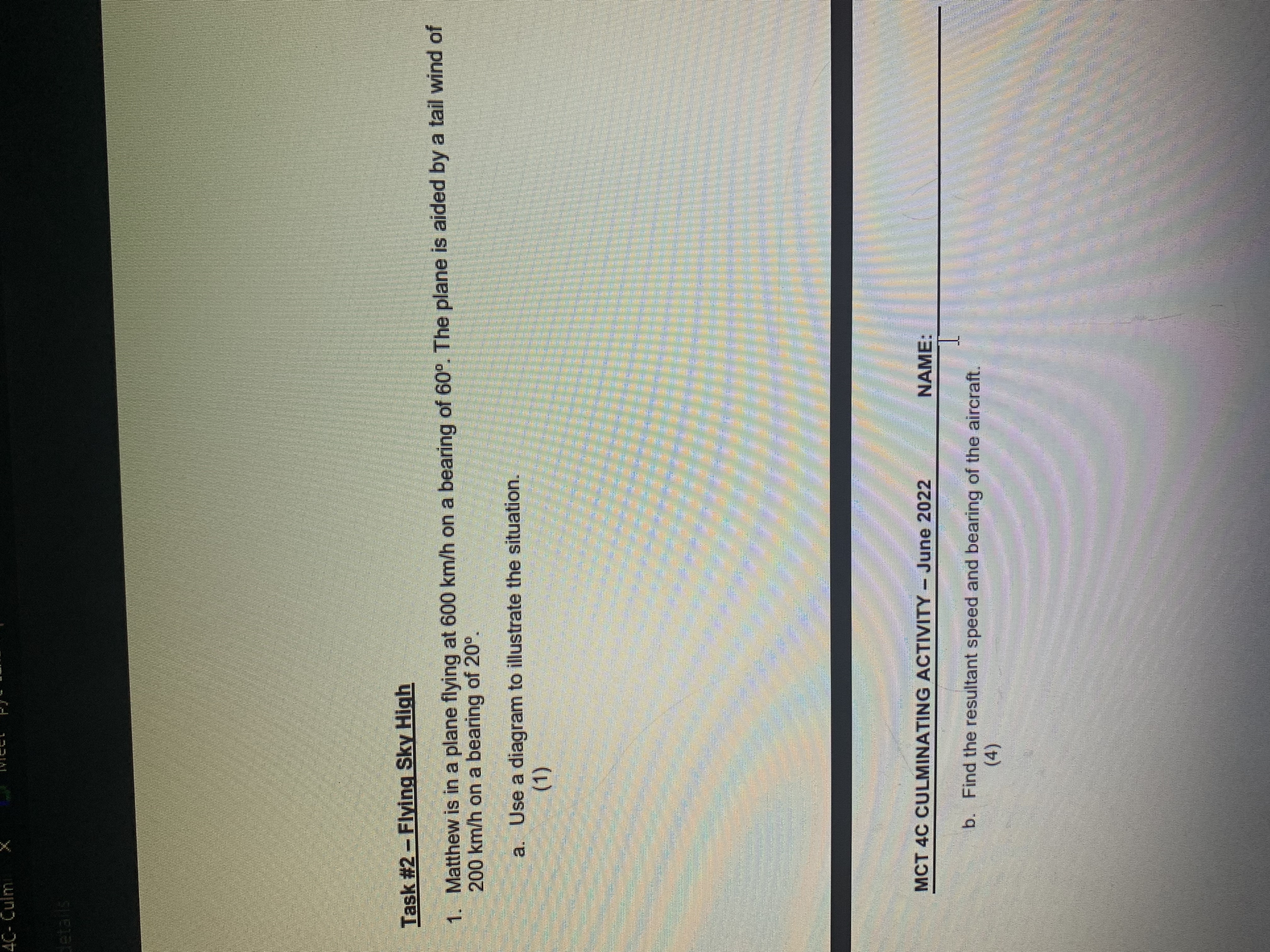 4C- Culmi details Task #2 - Flying Sky High