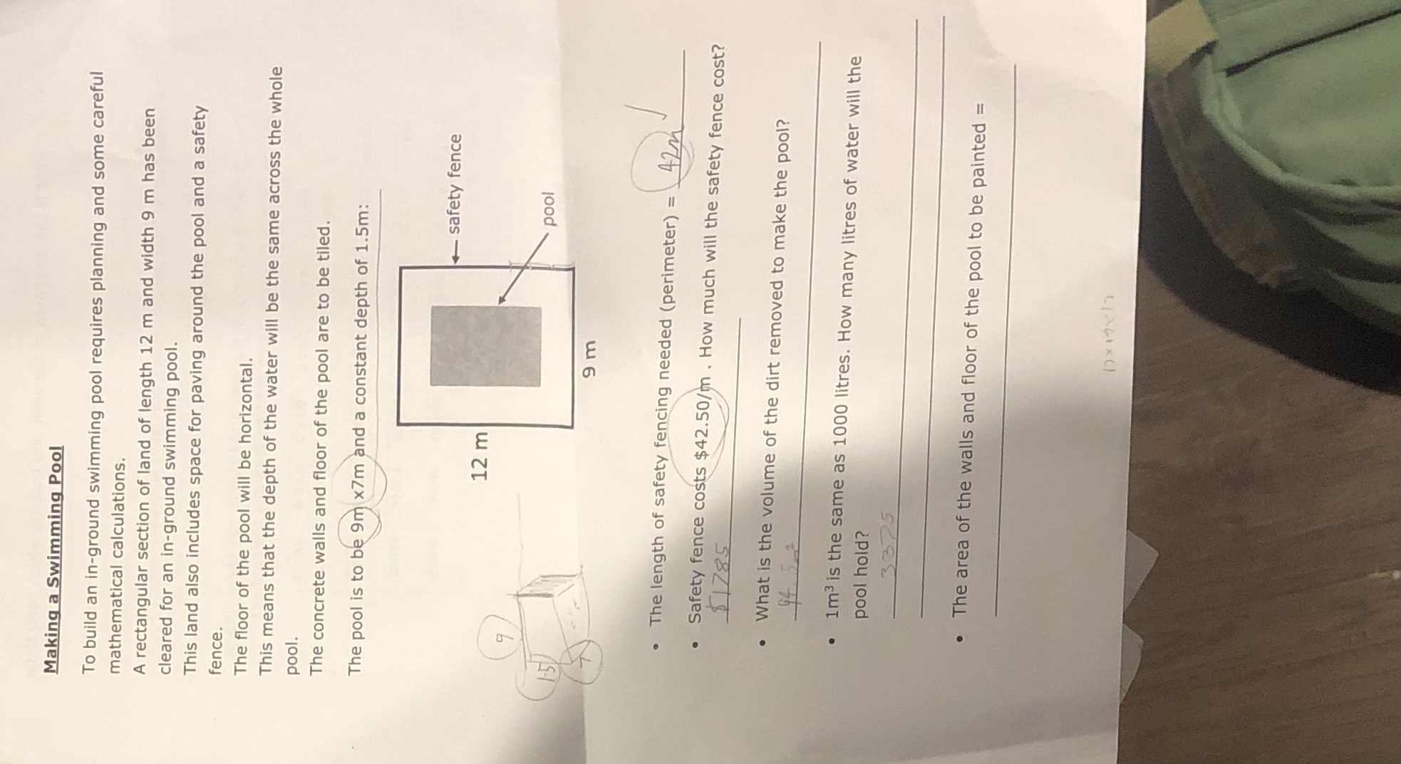 Making a Swimming Pool To build an in-ground