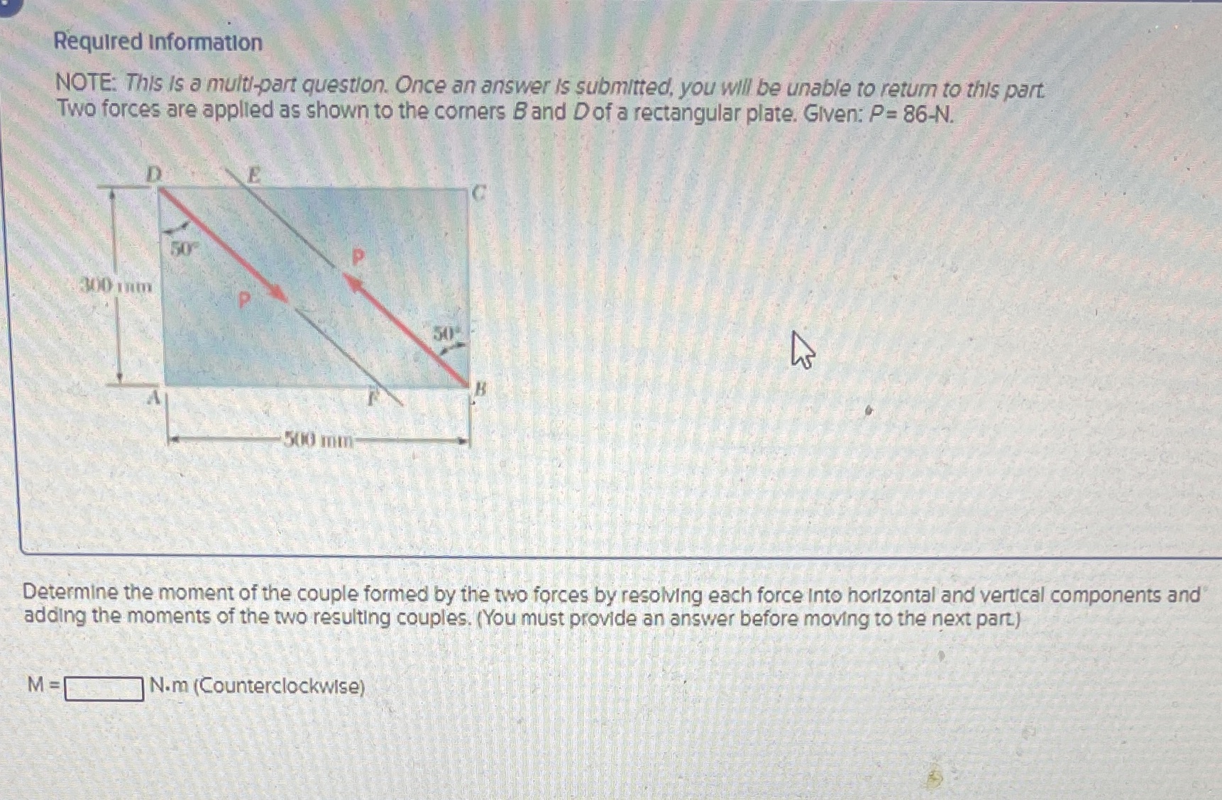 Please be clear Required Information NOTE: This