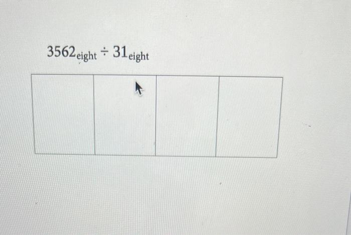 compute using dots and boxes 3562eight + 31 eight