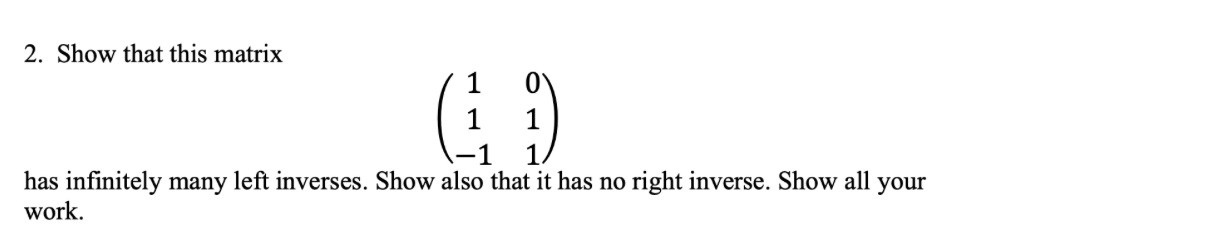 7. Consider the vector space of real-valued