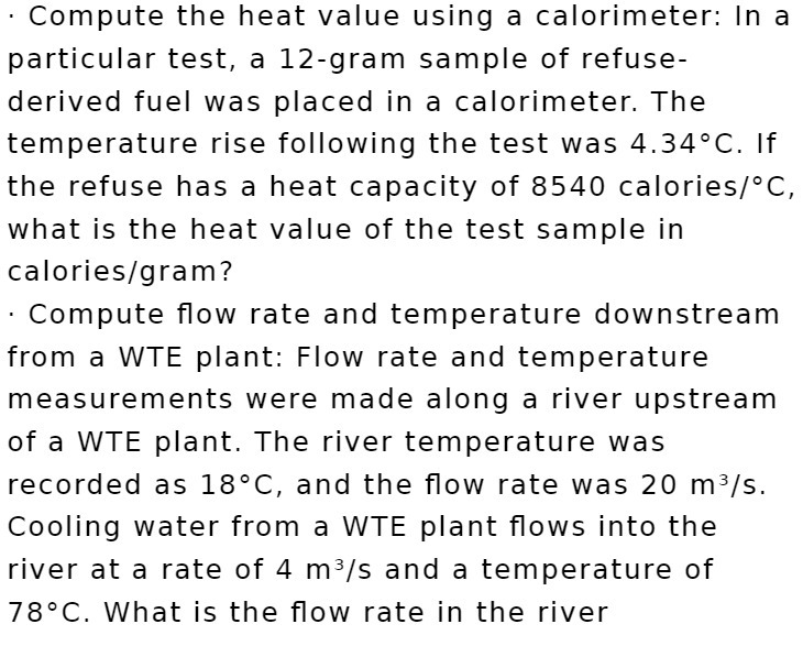 - Compute the heat value using a calorimeter: In
