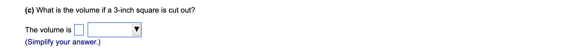 An open box with a square base is to be made from