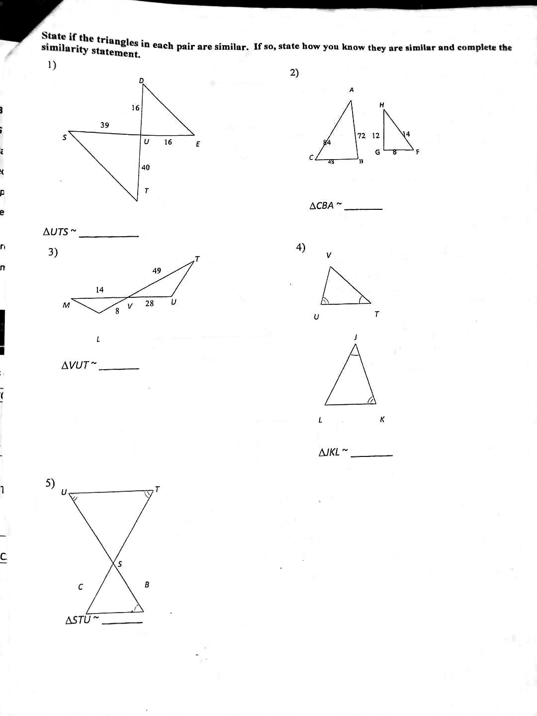 NAME and SECTION: MATH 9 - LAS 4 Competency and
