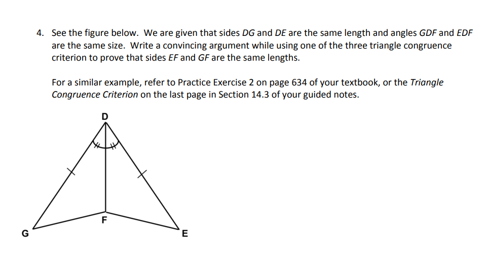 4- See the figure below- We are given that sides