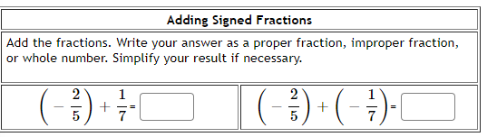 Which of the following would be considered or