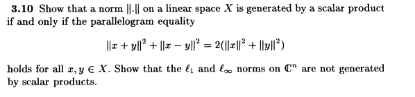 please help with this question 3.10 Shaw that a.