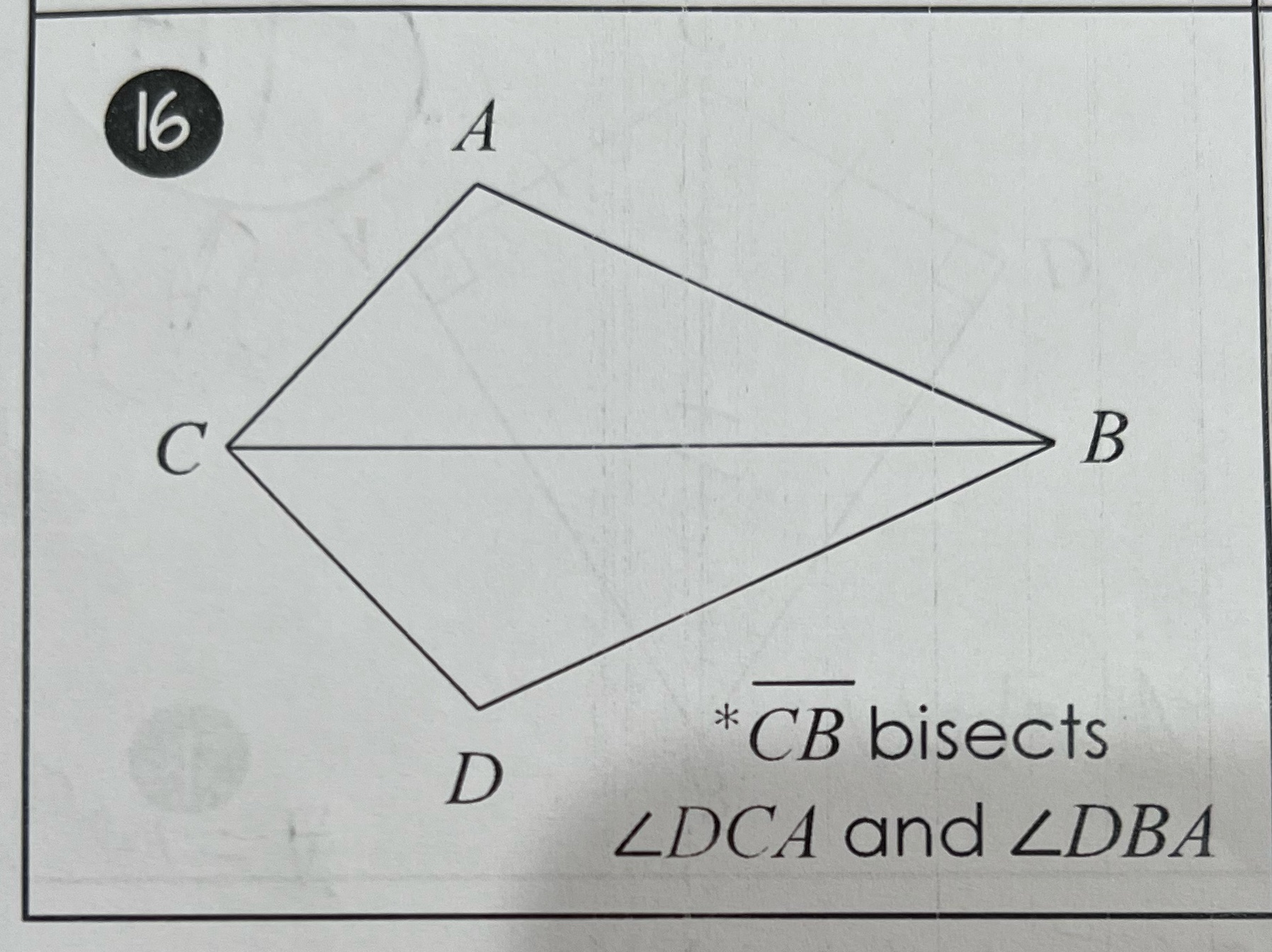 Compare the triangles and determine whether they