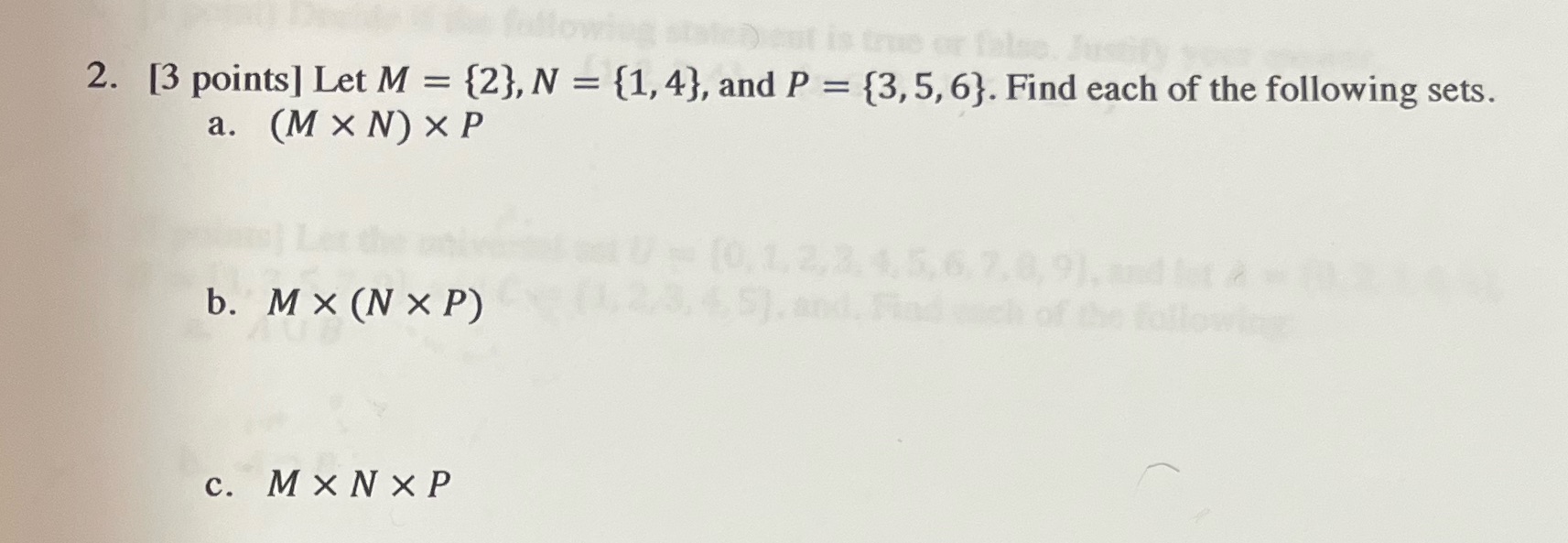 If you could help me solve this 2. [3 points] Let