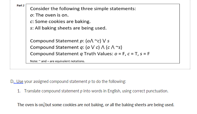 Part 2' Consider the following three simple