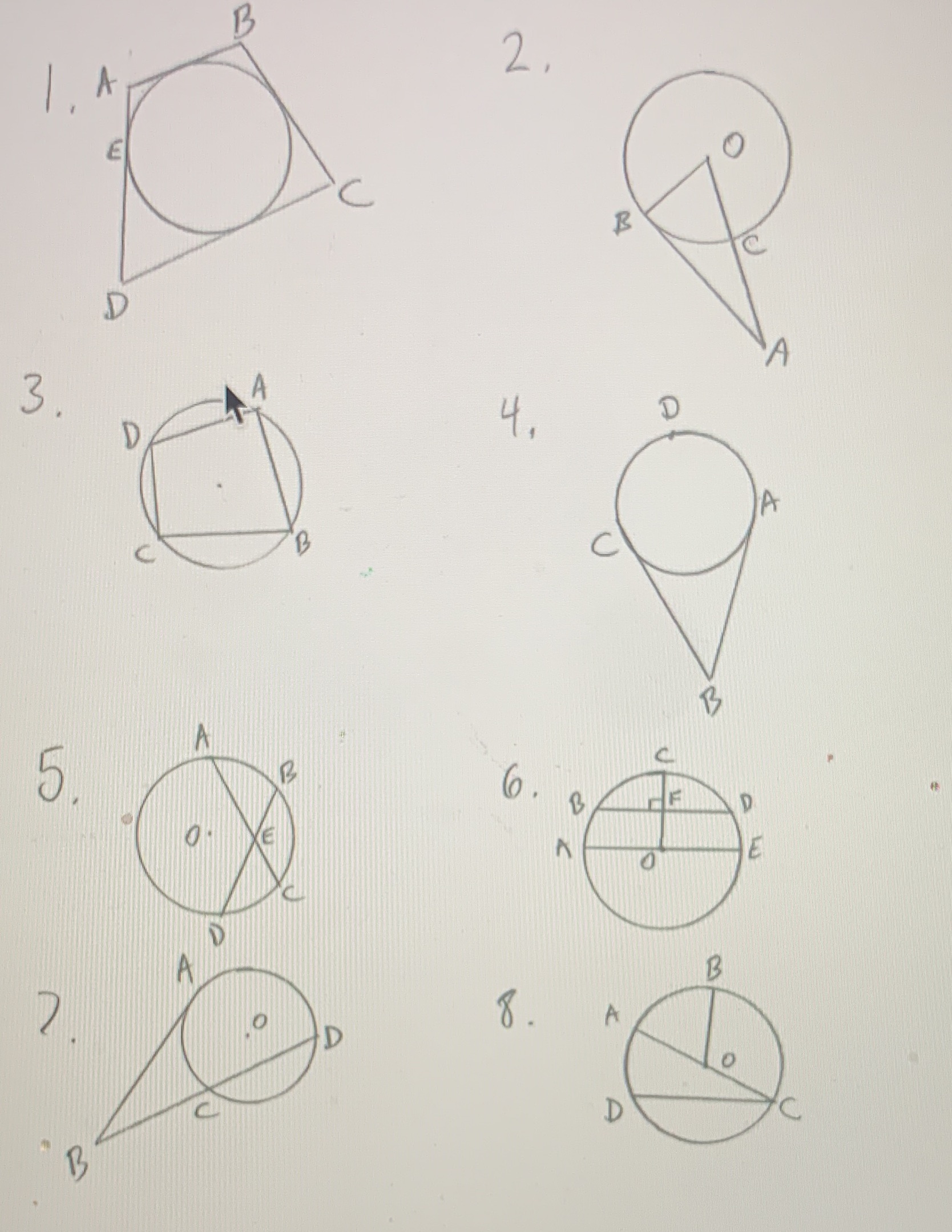 1. Fund the length of DE if AB is 10, BC is 18,