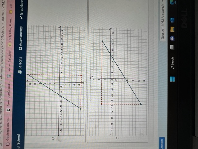 Which graph could be used to find the distance